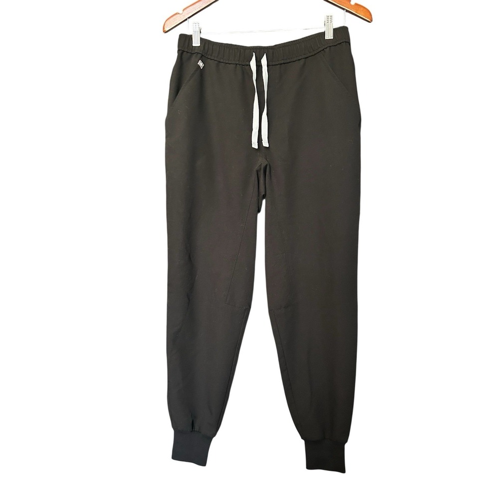 FIGS Scrub Pants Mens M/S Black Tansen Jogger Technical Drawstring Medical